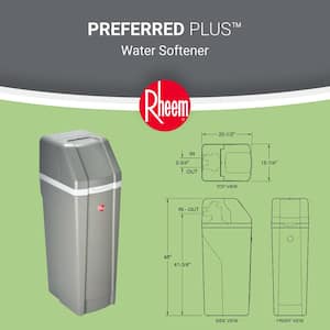 42,000 Grain Preferred Plus Water Softener for Hard Water and Iron Reduction