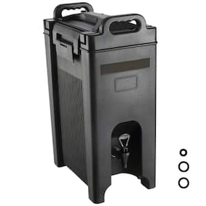 5 gal. Insulated Beverage Dispenser, Food-Grade LDPE Thermal Drink Server, Hot and Cold Cooler with 0.9 in. PU Layer