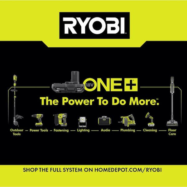 ryobi 18 volt battery home depot