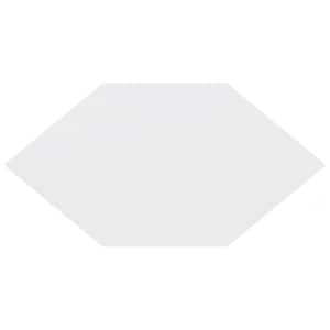 Textile Basic Kayak White 6-1/2 in. x 12-1/2 in. Porcelain Floor and Wall Tile (8.4 sq. ft./Case)