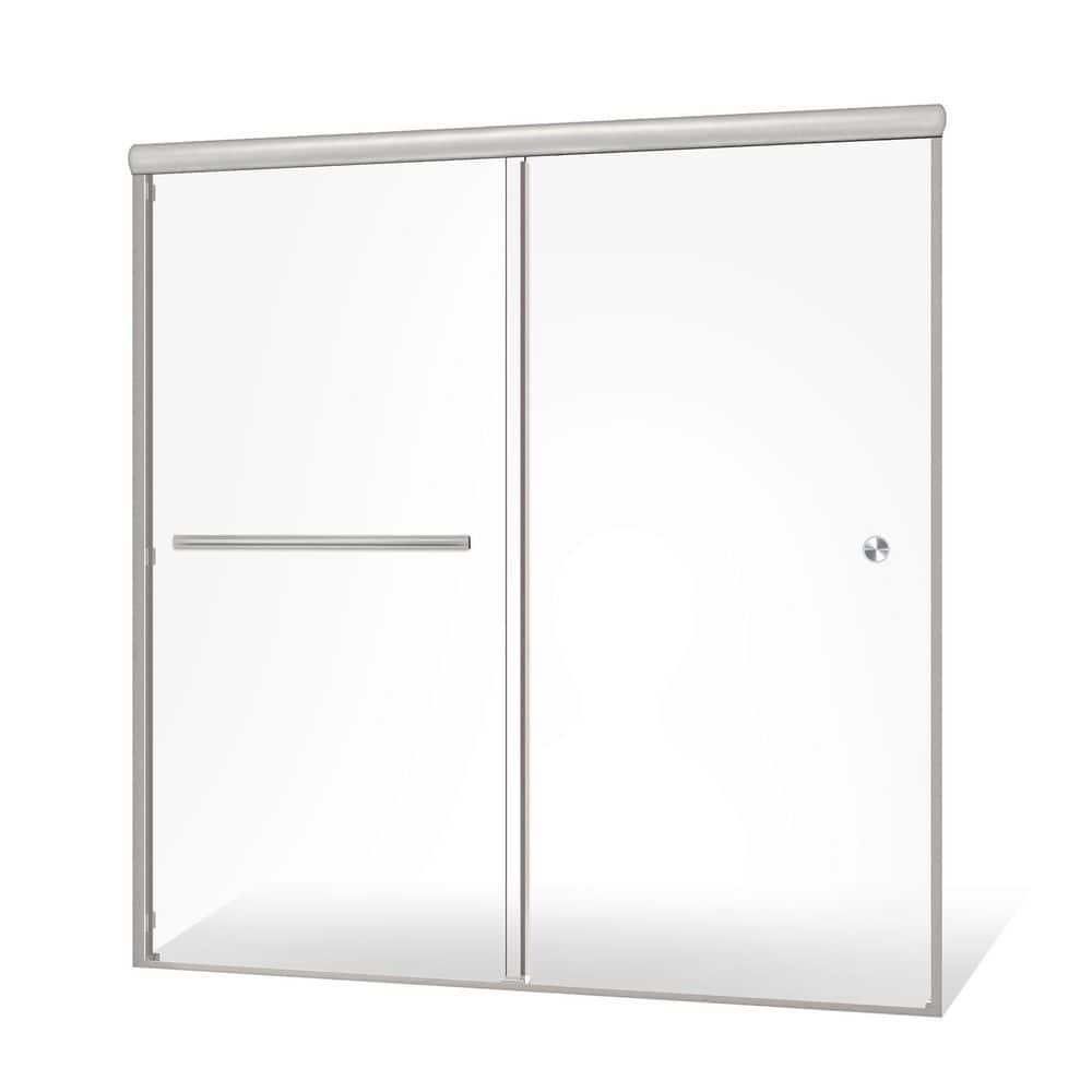 Fab Glass and Mirror Sorrento Lux 44-48 in. W x 62-3/8 in. H Double ...