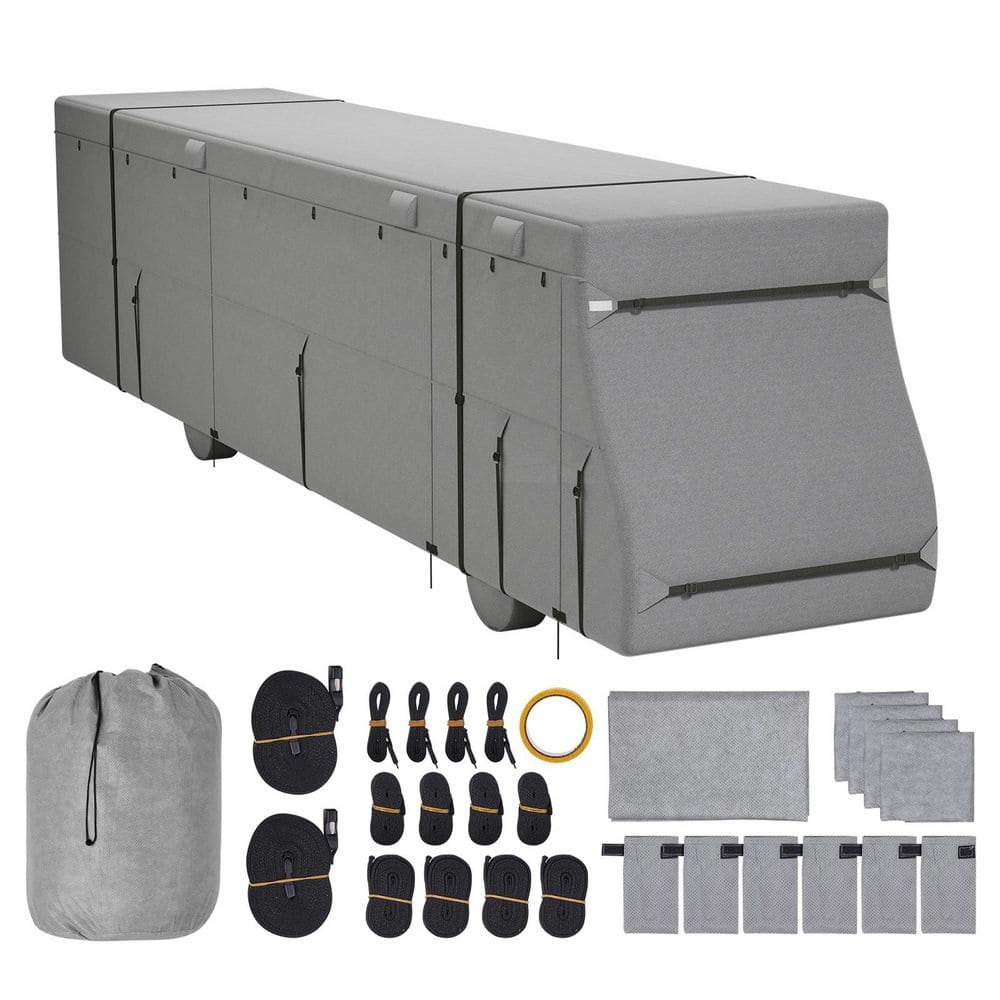 Class A RV Cover, 40-43 ft. Motorhome Cover, Waterproof, Windproof and Rip-Stop, Non-woven Fabric Motorhome RV Cover price history on PriceWatchPro