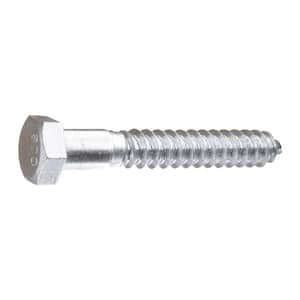 1/2 in. x 3-1/2 in. Hex Zinc Plated Lag Screw (25-Pack)