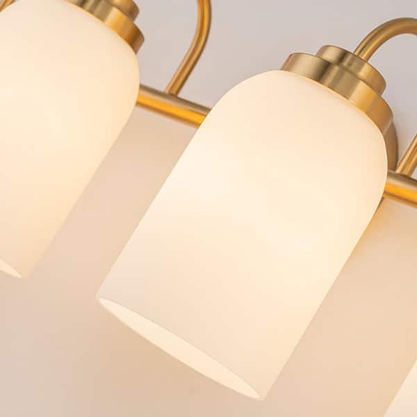 EDISLIVE Lueck 20 in. 3-Light Brushed Gold Bathroom Vanity Light