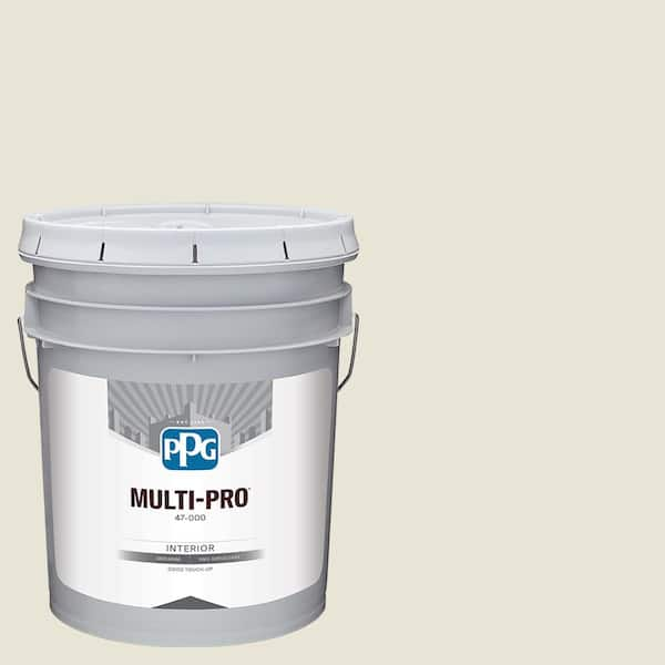 MULTI PRO 5 gal. PPG1024 1 Off White Flat Interior Paint PPG1024 1MP 05F The Home Depot