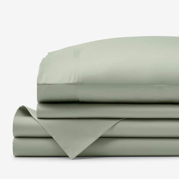The Company Store Company Cotton Light Sage Sateen Queen Sheet Set