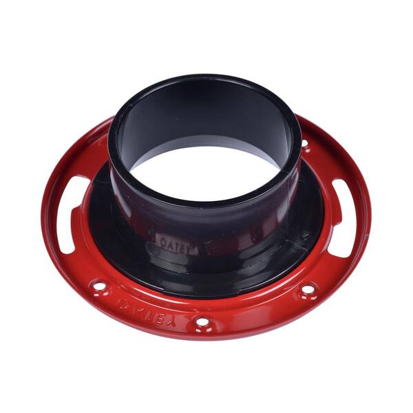 Oatey 4 in. x 3 in. ABS Flange and Hub Closet Flange 43512 - The