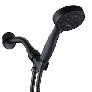 6-Spray Patterns 3.5 in. Single Wall Mount 2.5 GPM Handheld Shower Head in Oil Rubbed Bronze