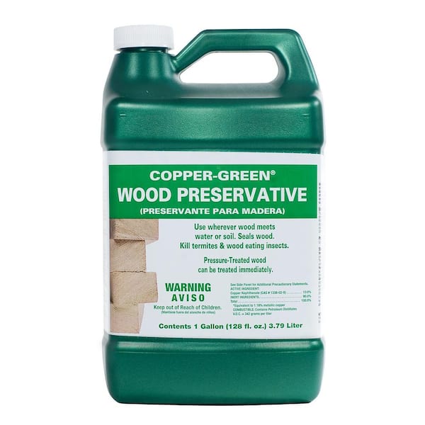 Unbranded Copper-Green 1 gal. Wood Preservative