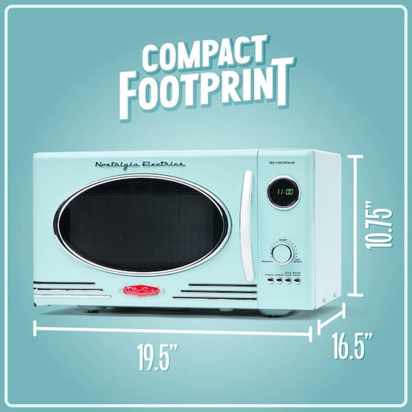 Nostalgia Electric Retro Microwave 電子レンジ Nostalgia Retro 0.9 Cu. ft. 800-Watt Countertop Microwave
