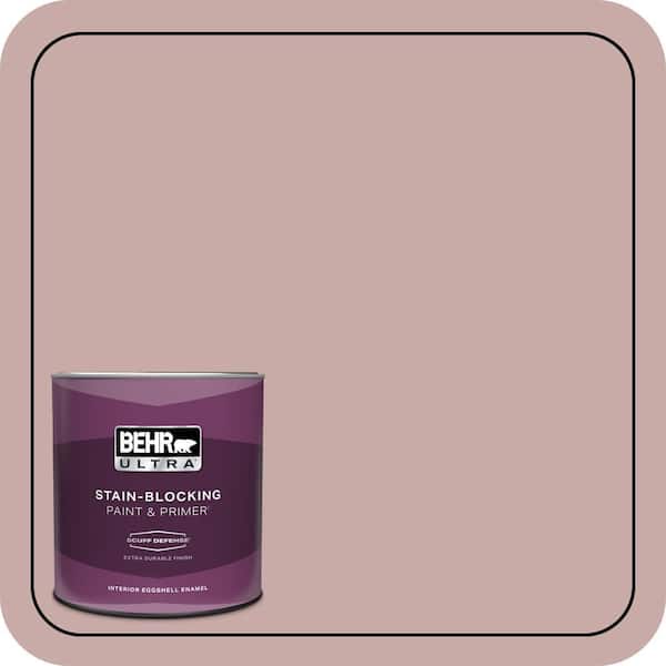 BEHR ULTRA 1 qt. #130E-3 Rosy Tan Extra Durable Eggshell Enamel Interior Paint & Primer