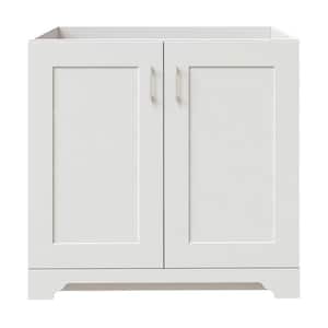 Hawthorne 36 in. W x 21.75 in. D x 34 in. H Bath Vanity Cabinet without Top in Linen White