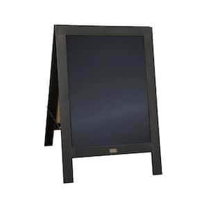 Black 30"H x 20"W Magnetic A-Frame Chalkboard