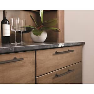 Radius 3-3/4 in. (96mm) Modern Oil-Rubbed Bronze Bar Cabinet Pull