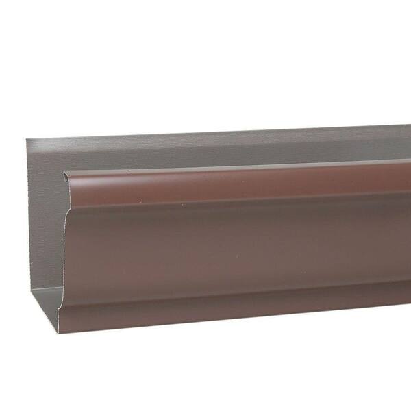 Spectra Metals 5 in. x 10 ft. KStyle HD Brown Aluminum Gutter 5KRTB10 The Home Depot