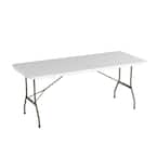 6 ft. Folding Utility Table with Plastic Tabletop