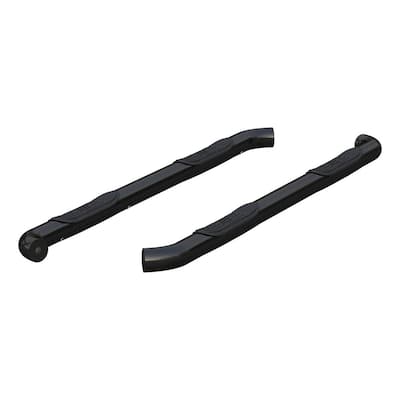 3-Inch Round Black Steel Nerf Bars, No-Drill, Select Nissan Titan, XD