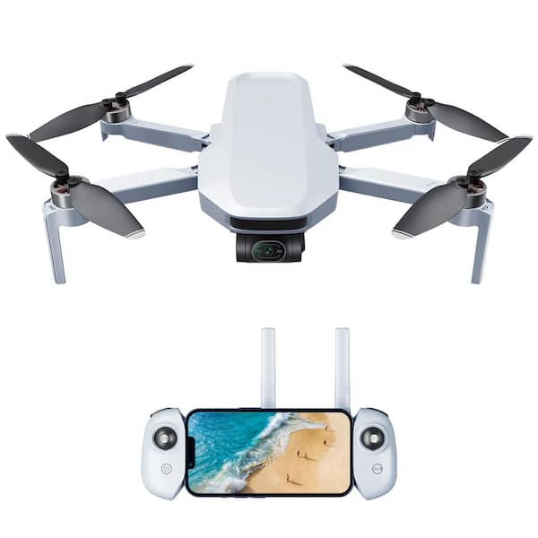Lightweight 4K GPS Drone, 32Min Flight, 6KM Transmission, Visual Tracking, 4K/30FPS QuickShots, 12MP Photo for Adults