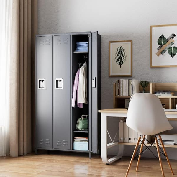 Kaikeeqli Metal Freestanding Cabinet 72 in. H x 35.43 in. W x