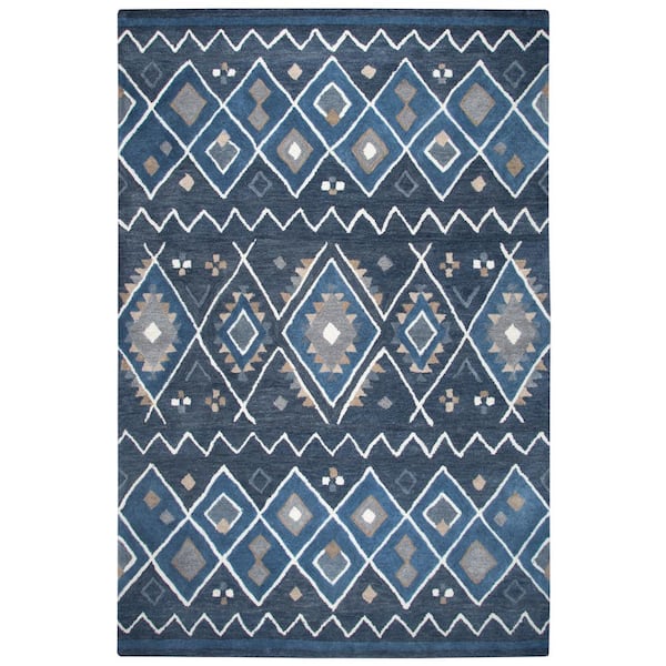 Unbranded Pueblo Multi-Colored 5 ft. x 8 ft. Native American Area Rug