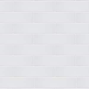 Castillo Matte White 3 in. x 12 in. Ceramic Wall Tile (5.72 sq. ft./Case)