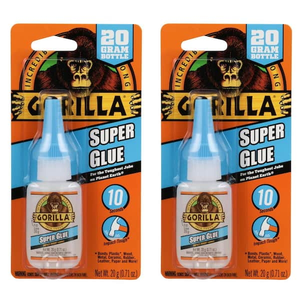 Gorilla 0.71 oz. Super Glue Gel 7700103 - The Home Depot