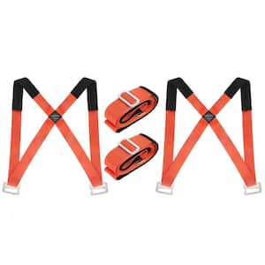800 lb. 120 in. Lifting Moving Straps for Move Furniture, 2-Person Shoulder Lifting and Moving System