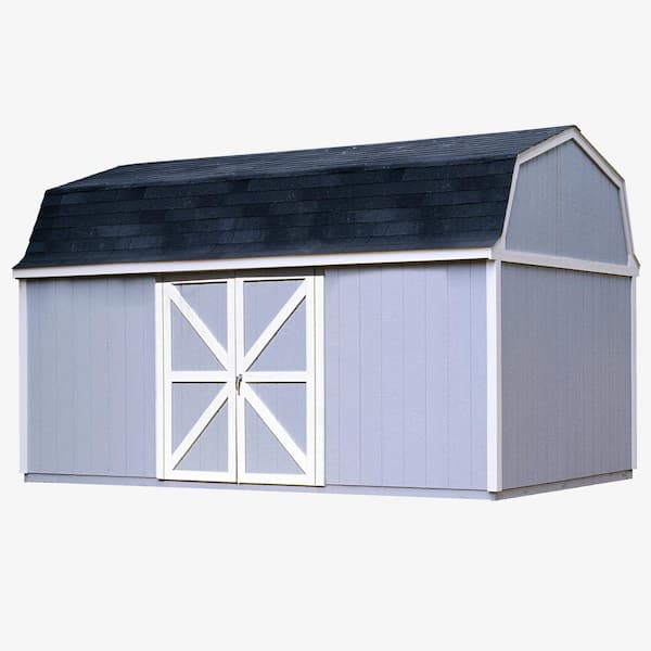 Handy Home Products Berkley 10 ft. x 18 ft. Wood Storage Building Kit