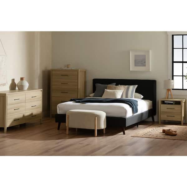 South Shore Gravity Natural Ash 6 Drawer Double Dresser 59.25 in Chest of Drawers 15637