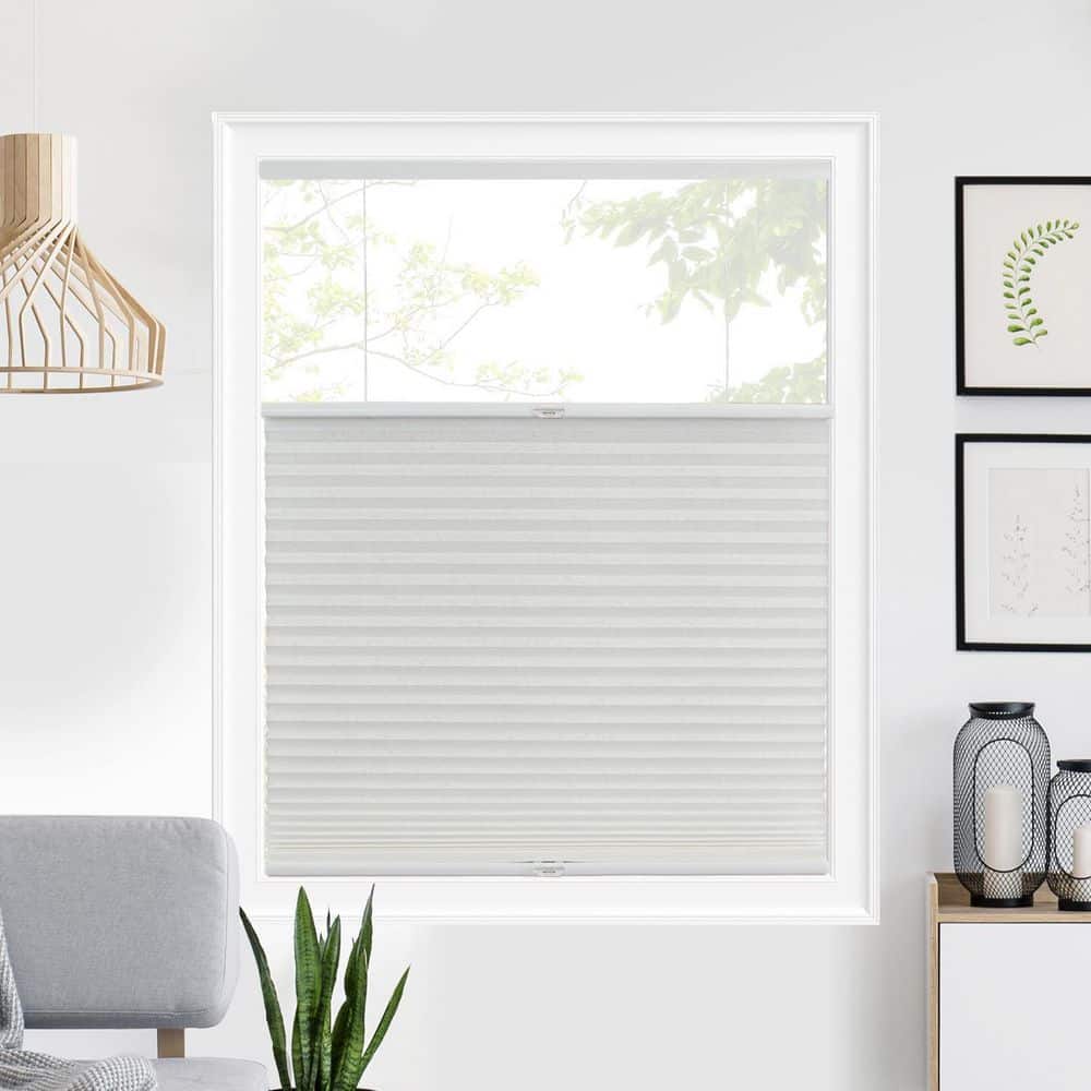 Cut-to-Size Pewter Cordless Top Down Bottom Up Light Filtering Polyester Cellular Shade 42 in. W x 48 in. L price history on PriceWatchPro