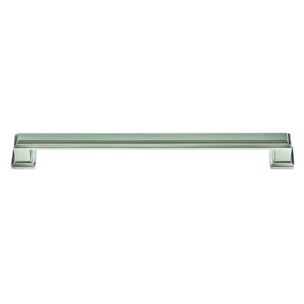 Atlas Homewares Sutton Place Collection 8.4 in. Brushed Nickel Mega Center-to-Center Pull