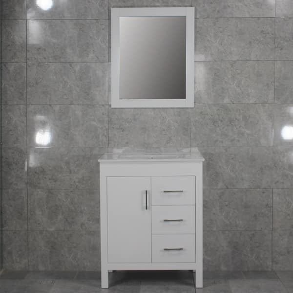 Get all the information you'll need on white bathroom vanities, and get  ready to install a crisp and conveni…