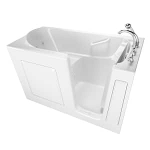 Value Series 60 in. Right Hand Walk-In Whirlpool and Air Bath Bathtub in White