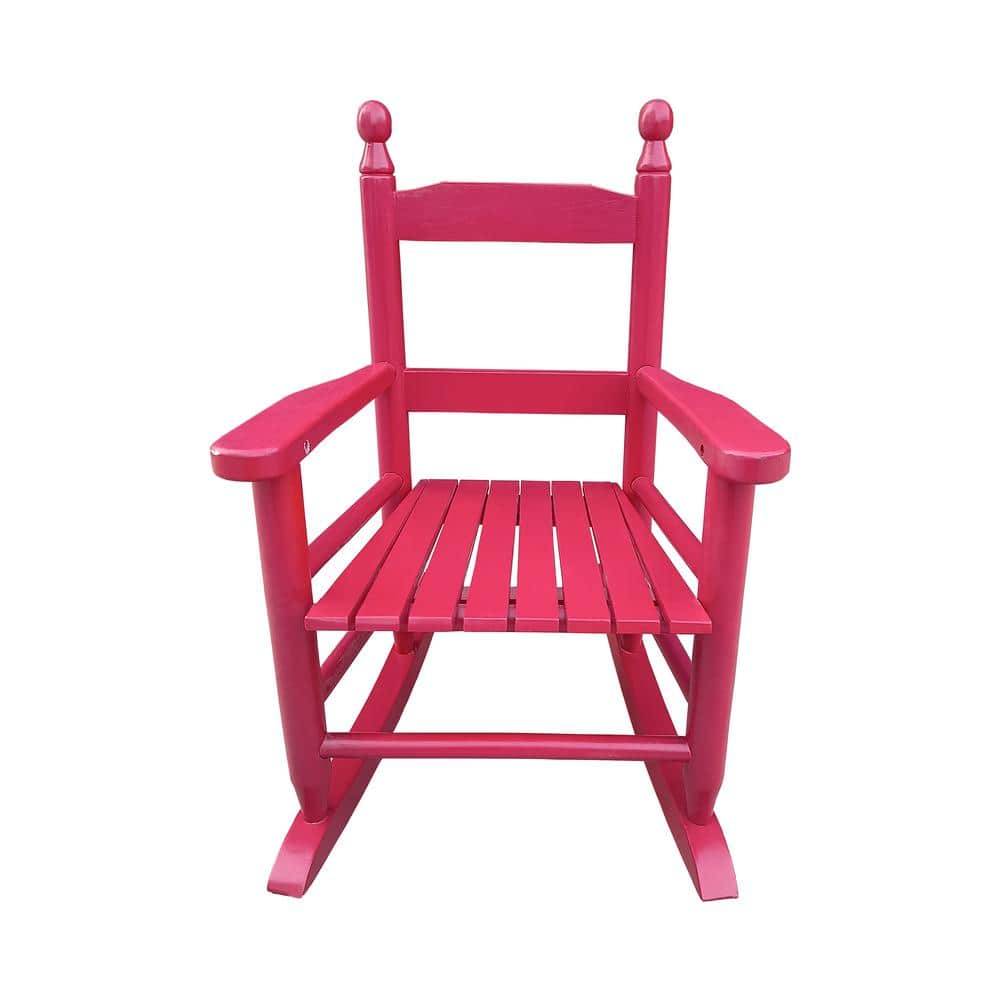 UPLAND Wood Children's Indoor/Outdoor Rocking Chair in Red W49536075 ...