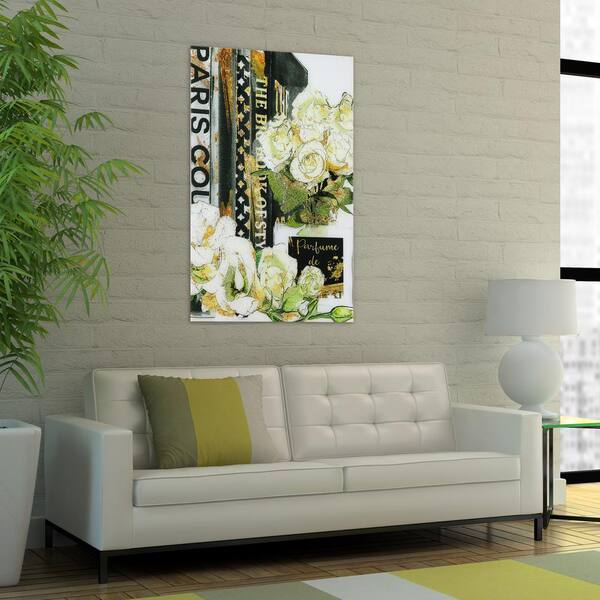 Big Book of Style Frameless Free Floating Tempered Glass Panel Graphic Wall Art - Multi-Color