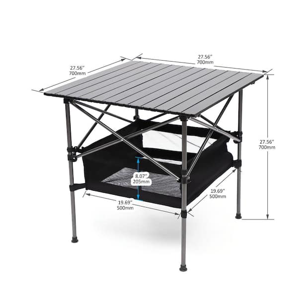 Aluminium folding dining table discount