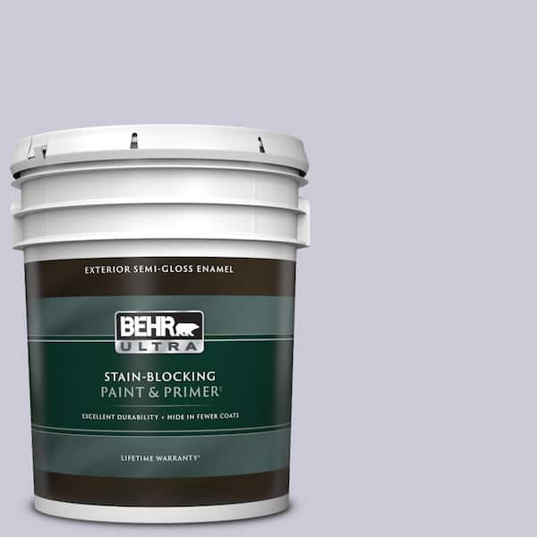 BEHR ULTRA 5 gal. #S570-2 Magic Scent Semi-Gloss Enamel Exterior Paint & Primer