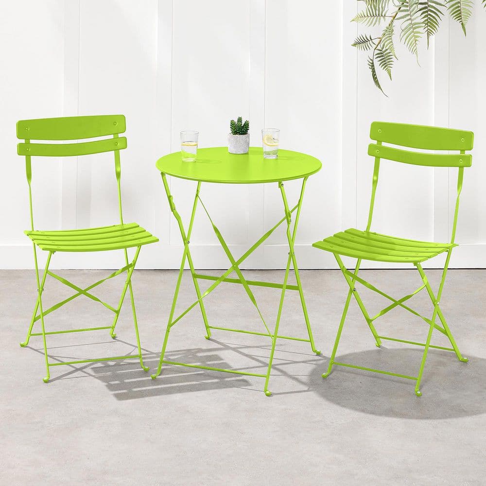 テーブル・チェア・ハンモック Hxo design green set best-choice-products-bistro-