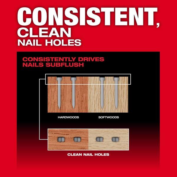 Milwaukee - M18 FUEL 18-Volt Lithium-Ion Brushless Cordless Gen II 16GA Finish Nailer Tool-Only w/Clear Anti Scratch Safety Glasses