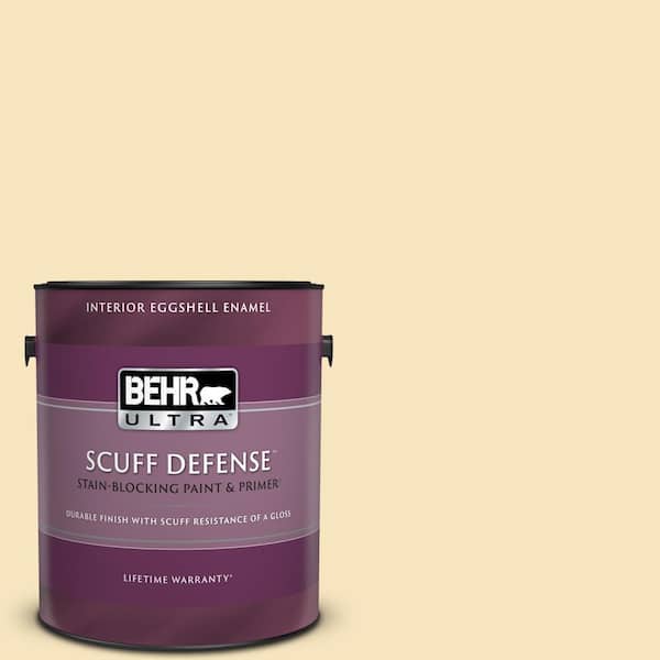 BEHR ULTRA 1 gal. Home Decorators Collection #HDC-CT-03 Candlewick Extra Durable Eggshell Enamel Interior Paint & Primer