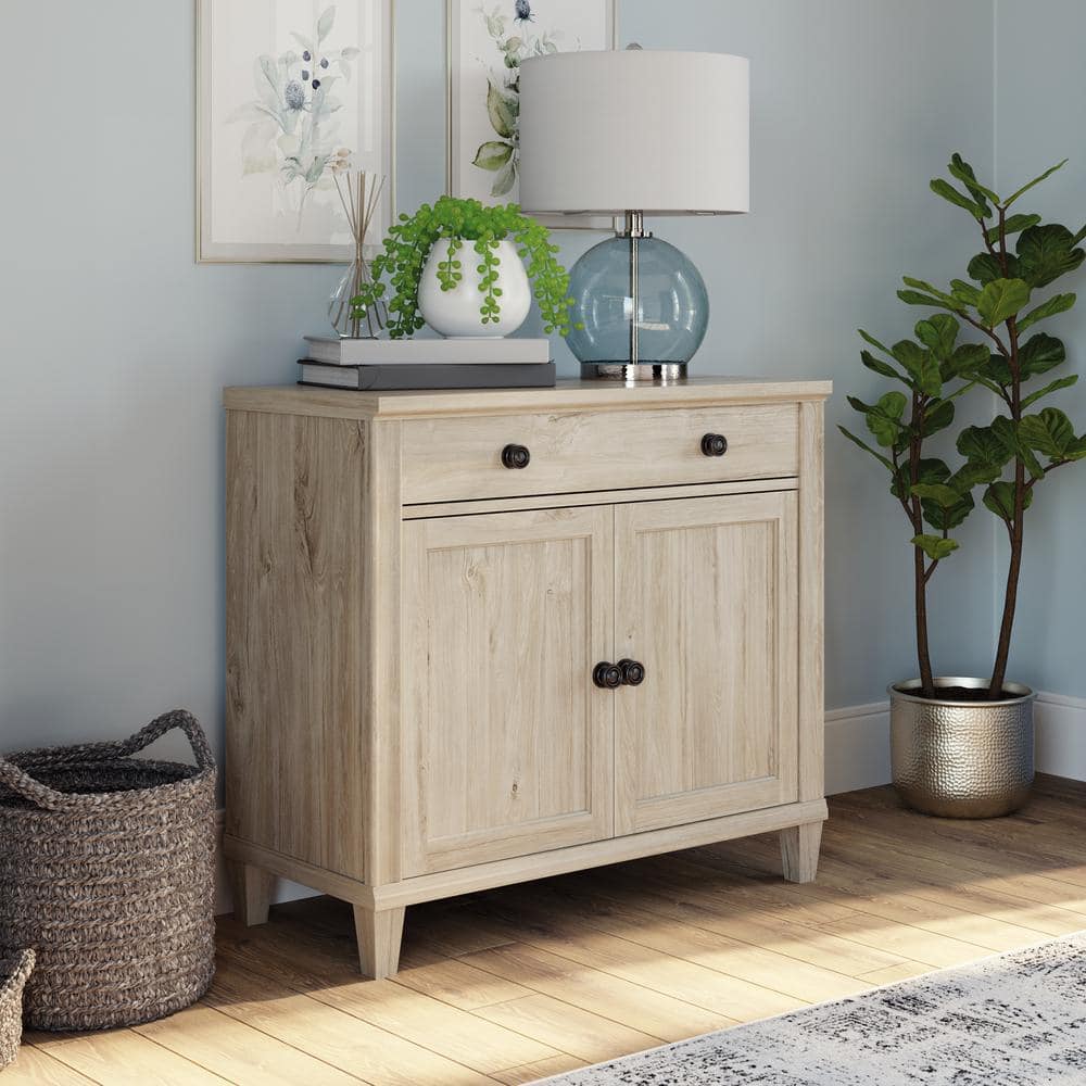 Hammond Chalk Oak Accent Cabinet -  SAUDER, 428244