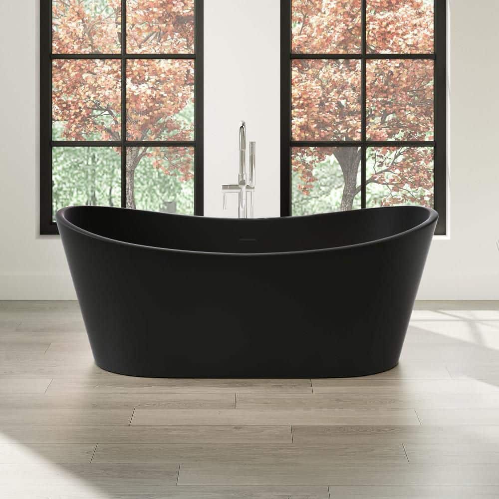 OVE Decors Herschel 60 in. x 29 in. Freestanding Soaking Bathtub