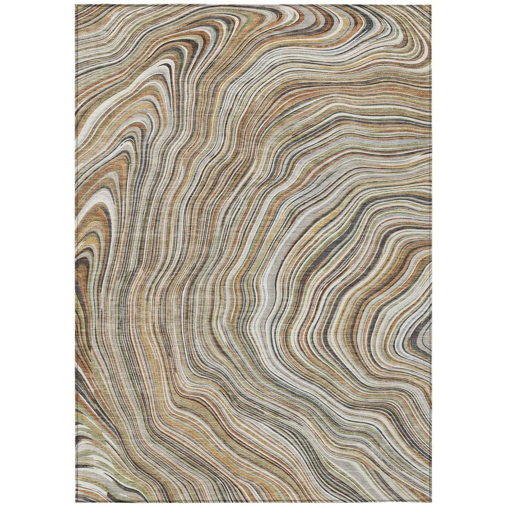 Chantille Machine Washable Indoor/Outdoor Abstract ACN2983 Ivory 8 ft. x 10 ft. Area Rug price history on PriceWatchPro