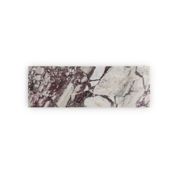 Jeffrey Court Calacatta Viola Multi Color 6 in. x 18 in. Polished Subway Marble Wall and Floor Tile (0.75 sq. Ft./Each)