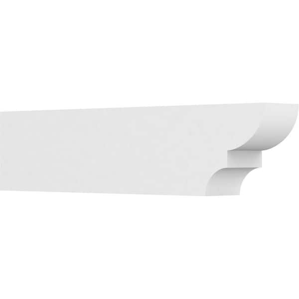 Ekena Millwork 6 in. x 10 in. x 42 in. Ridgewood PVC Rafter Tail Brace