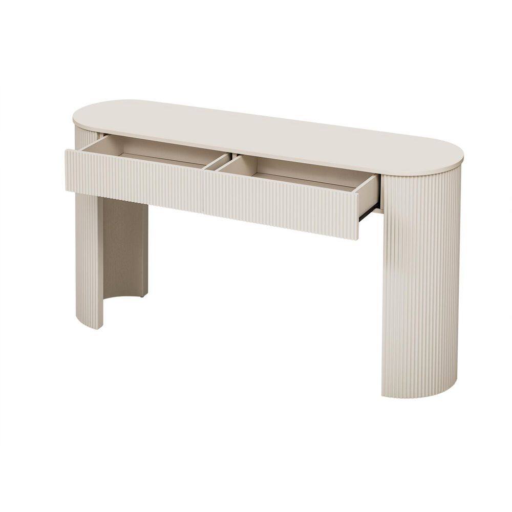 54 in. W x 14 in. D x 30.3 in. H Bathroom White Linen Cabinet price history on PriceWatchPro