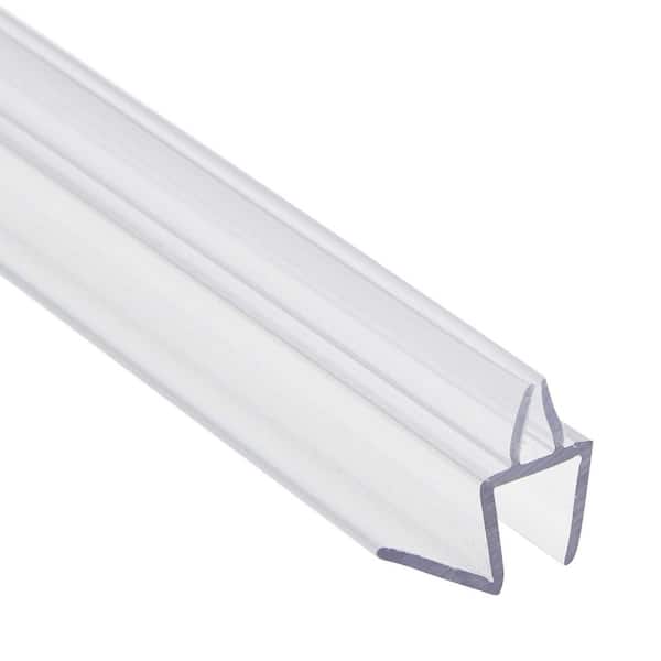 Casewin Shower Door Bottom Seal, Frameless Glass Shower Door Seal Strip, 3  Section Segmented Installation - Suitable for 3/8 Inch Glass, 47.5