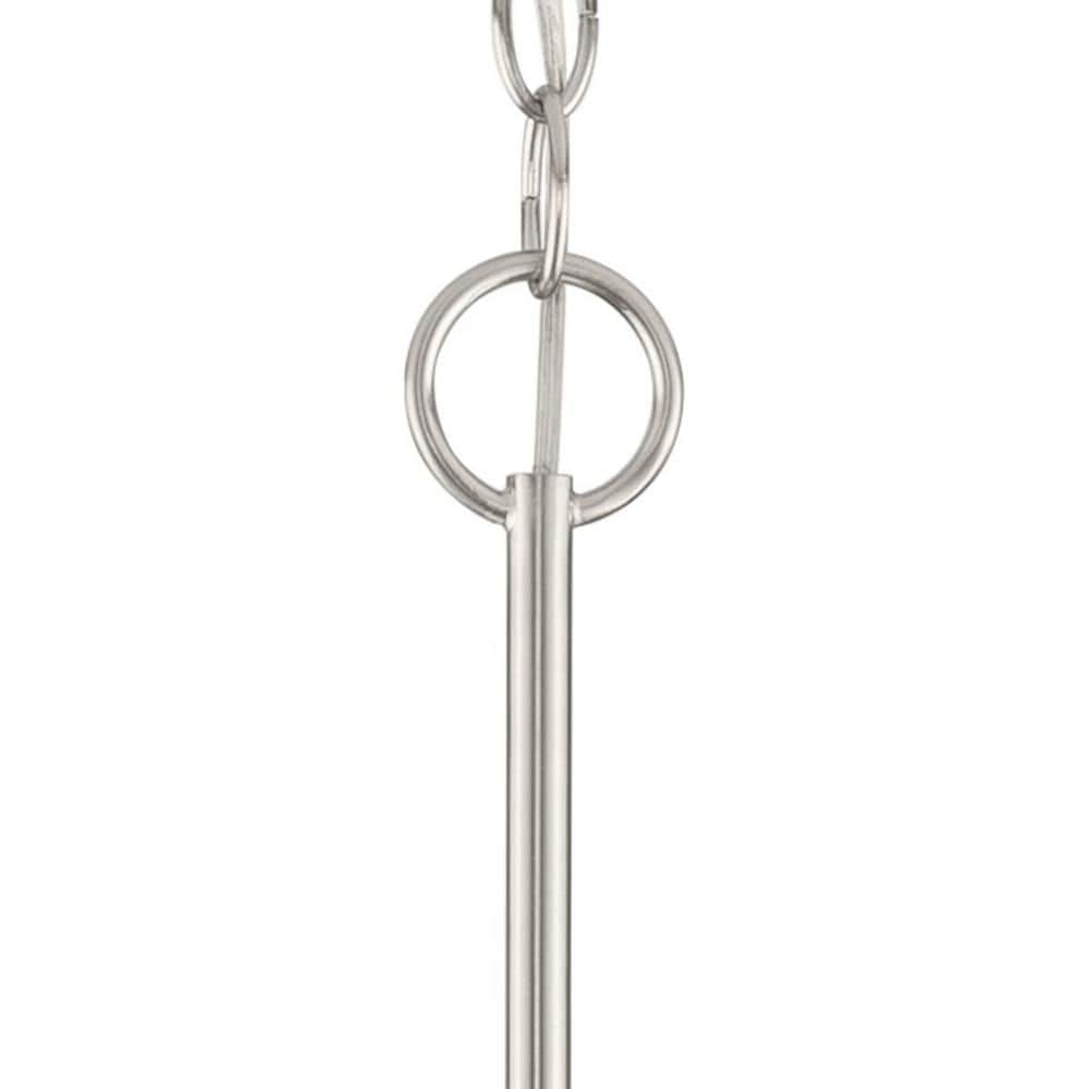 Leyden Brushed Nickel 5-Light Farmhouse Chandelier