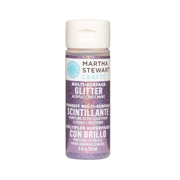 Martha Stewart Crafts 2-oz. Charoite Multi-Surface Glitter Acrylic Craft Paint