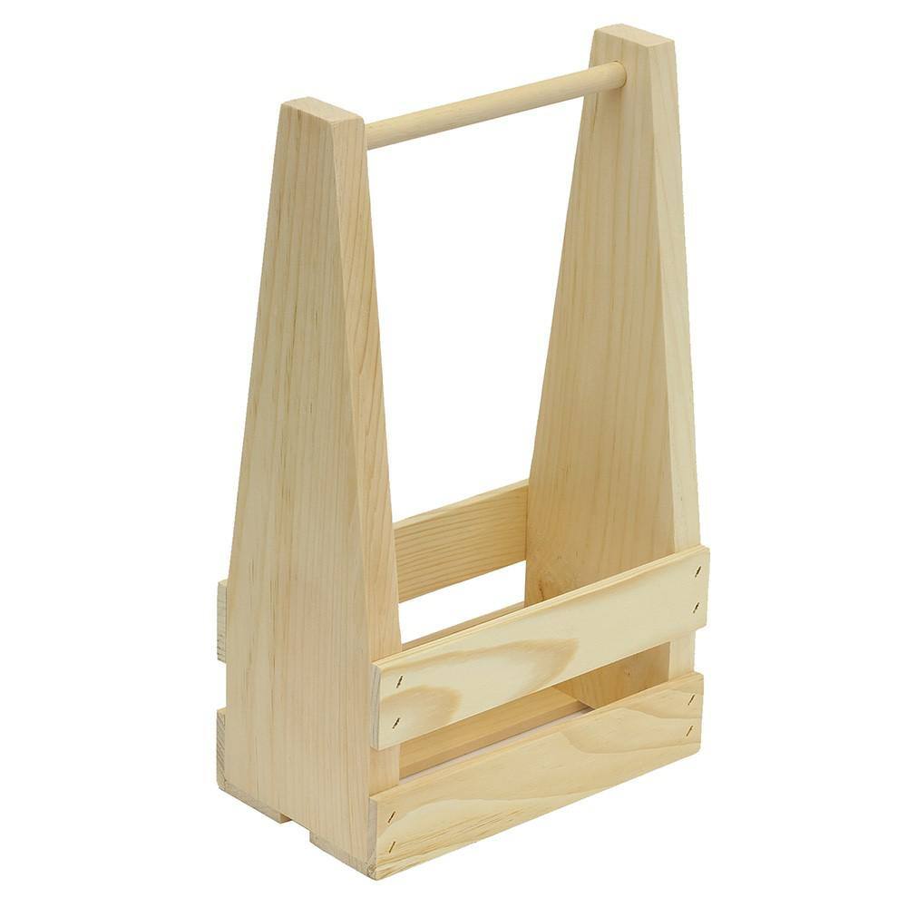 unfinished wood wine box